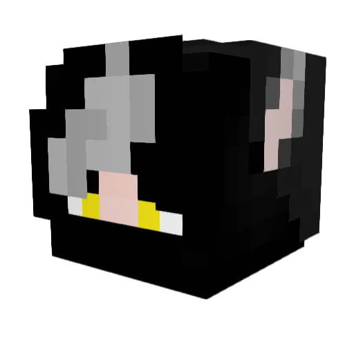 IsaacKageYT Minecraft avatar head, 3D render