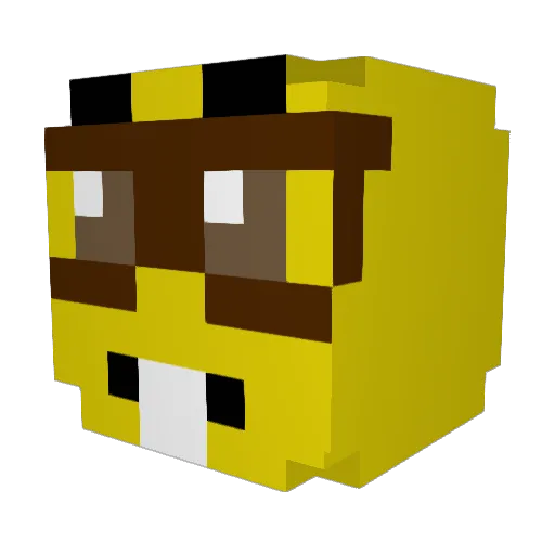 IsaacLincoln Minecraft avatar head, 3D render