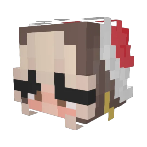 IsaacLoveYou Minecraft avatar head, 3D render