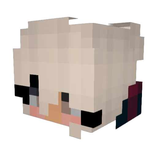 IsaacSS2010 Minecraft avatar head, 3D render