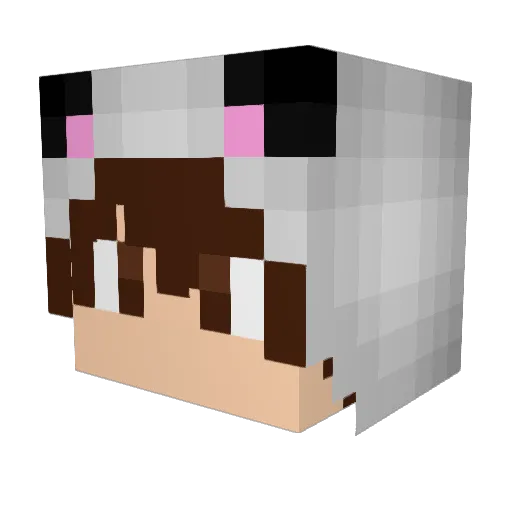 IsaacVII Minecraft avatar head, 3D render