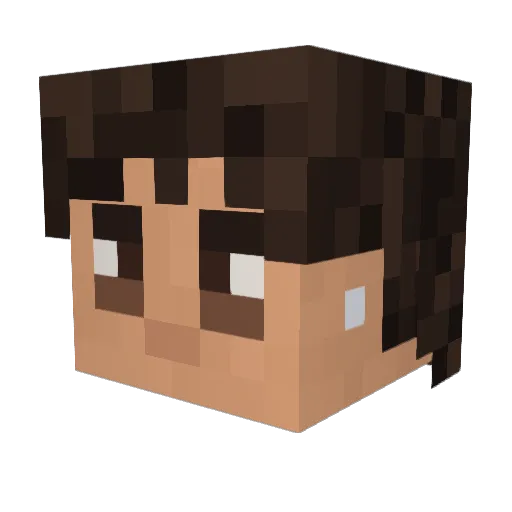 Minecraft-Avatar von Isaac_Again: Kopf als 3D-Render