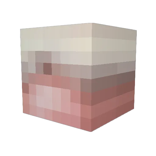 Isaac_Smell Minecraft avatar head, 3D render