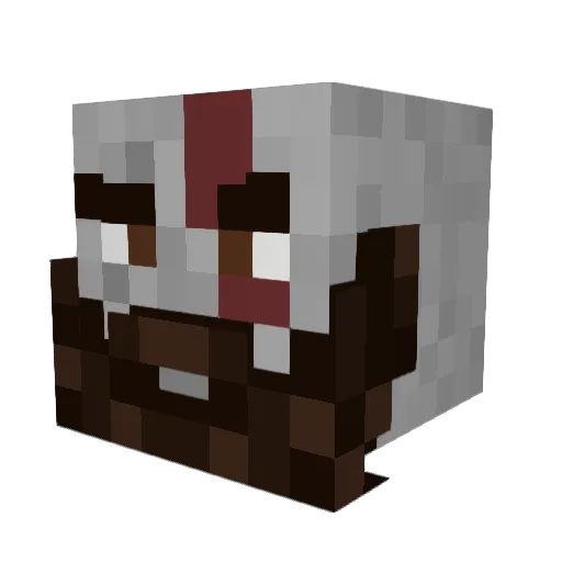 Isaacitoo Minecraft avatar head, 3D render