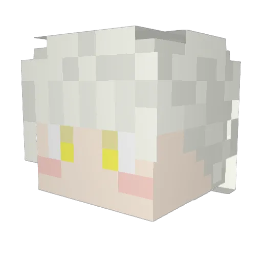 Isaacnrybe Minecraft avatar head, 3D render