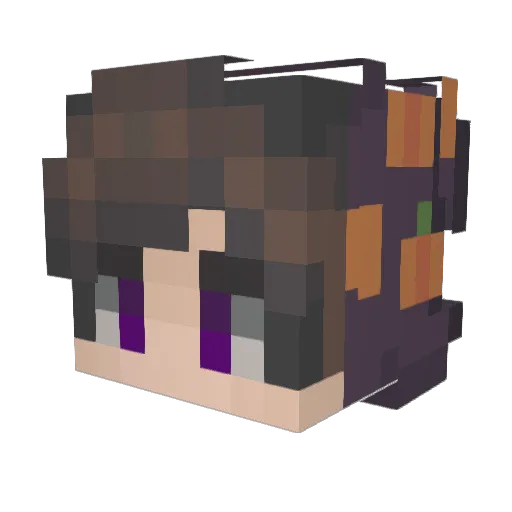 Isaacq48 Minecraft avatar head, 3D render