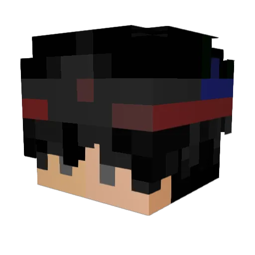 Isaacx75 Minecraft avatar head, 3D render