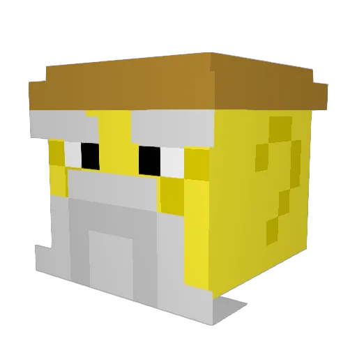 Isaah1404 Minecraft avatar head, 3D render
