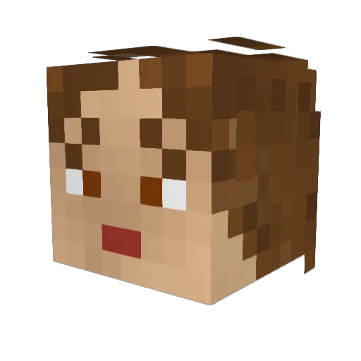 Isaah_527 Minecraft avatar head, 3D render