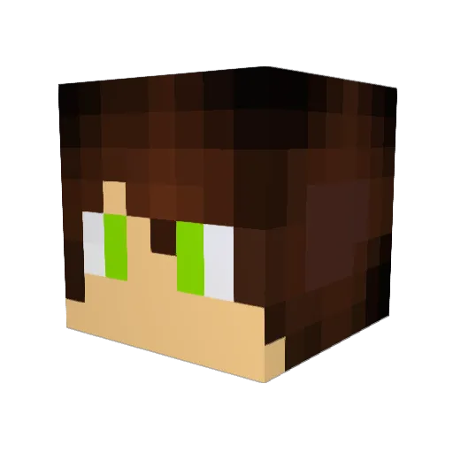 IsabelWolf Minecraft avatar head, 3D render