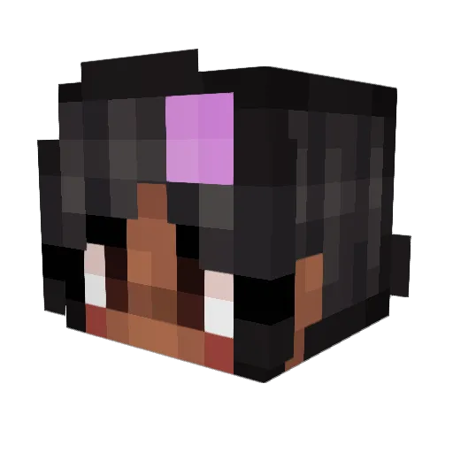 Isabela_23 Minecraft avatar head, 3D render