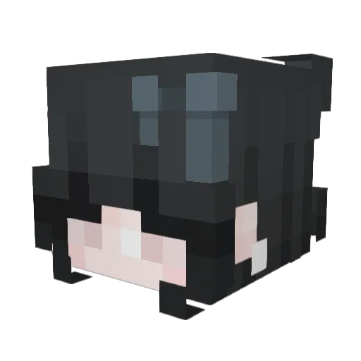 Isabella23456 Minecraft avatar head, 3D render
