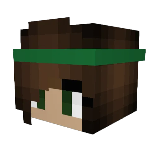 IsabellaSkye Minecraft avatar head, 3D render