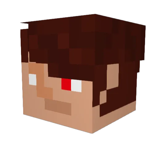 Isabelle7850 Minecraft avatar head, 3D render