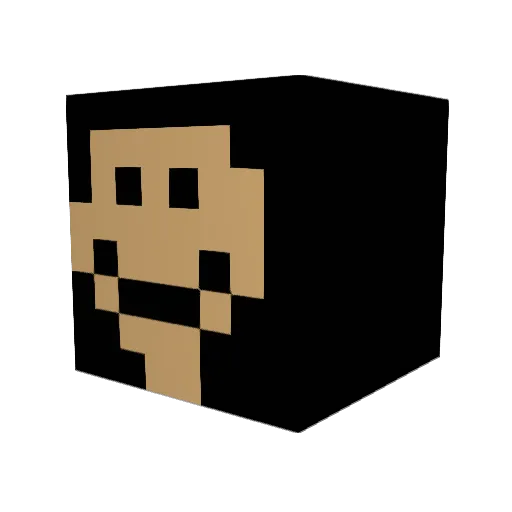 Isabelswaggy Minecraft avatar head, 3D render
