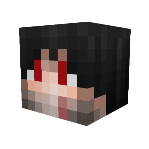 Isaeus Minecraft avatar head, 3D render