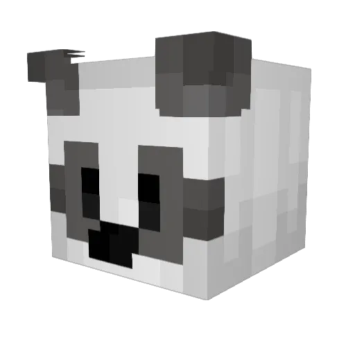 Isafrxes Minecraft avatar head, 3D render