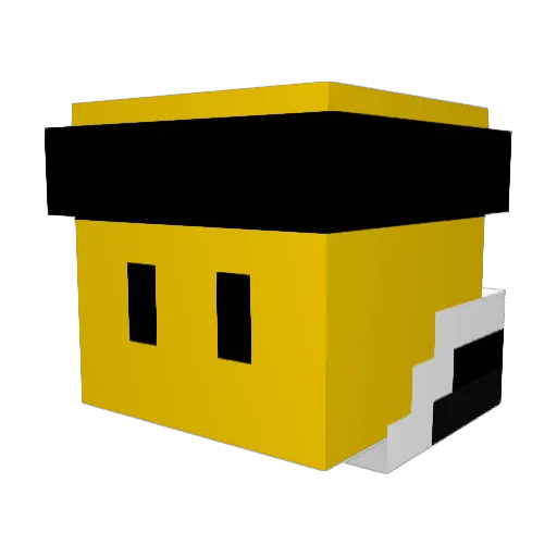 IsahWisah Minecraft avatar head, 3D render