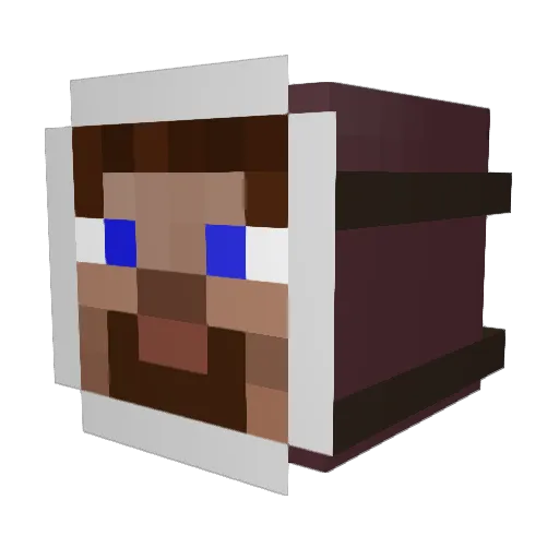 Isaiah008 Minecraft avatar head, 3D render