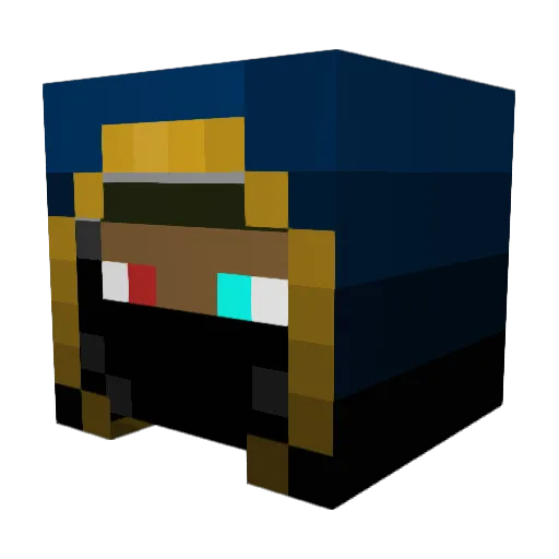 Isaiah62 Minecraft avatar head, 3D render