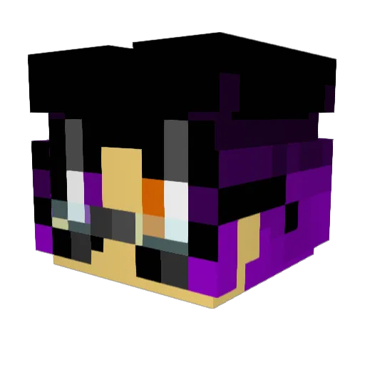IsaiahDraws2007 Minecraft avatar head, 3D render