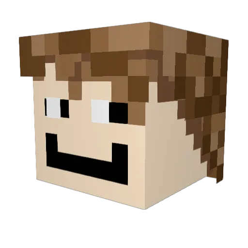 IsaiahG777 Minecraft avatar head, 3D render
