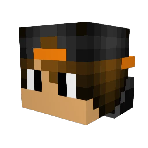 IsaiahMC28 Minecraft avatar head, 3D render