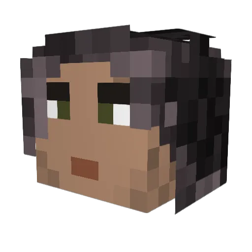 IsakTheViking Minecraft avatar head, 3D render