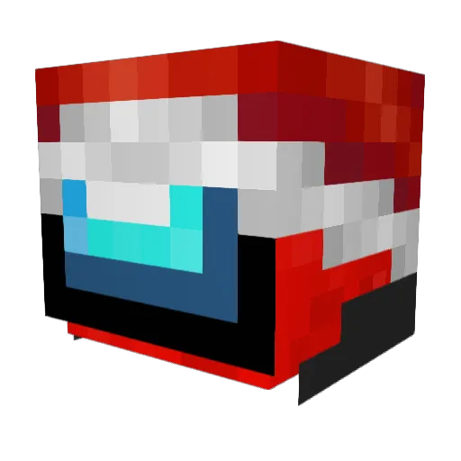 Isakg_ Minecraft avatar head, 3D render