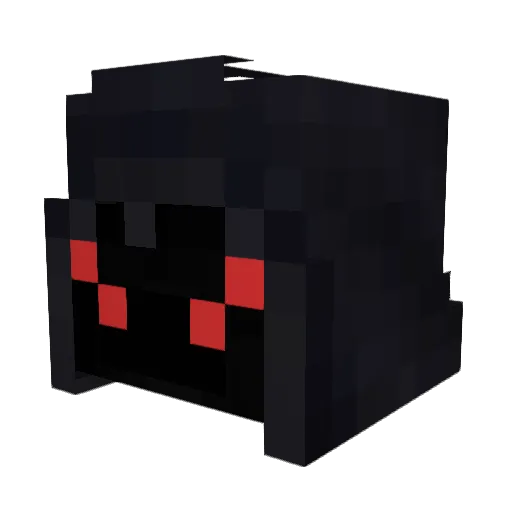 Isaminers Minecraft avatar head, 3D render