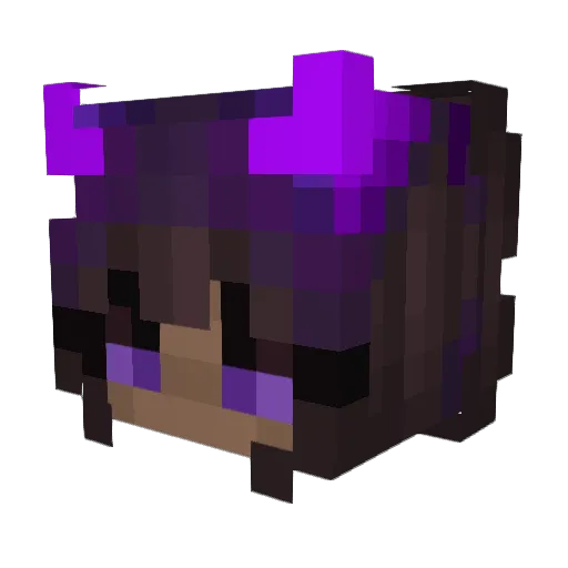 IsamuKano Minecraft avatar head, 3D render