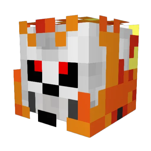 Isaquay Minecraft avatar head, 3D render