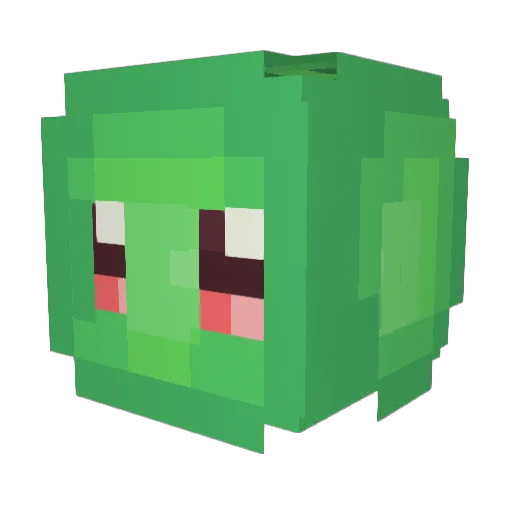 Isdykele Minecraft avatar head, 3D render