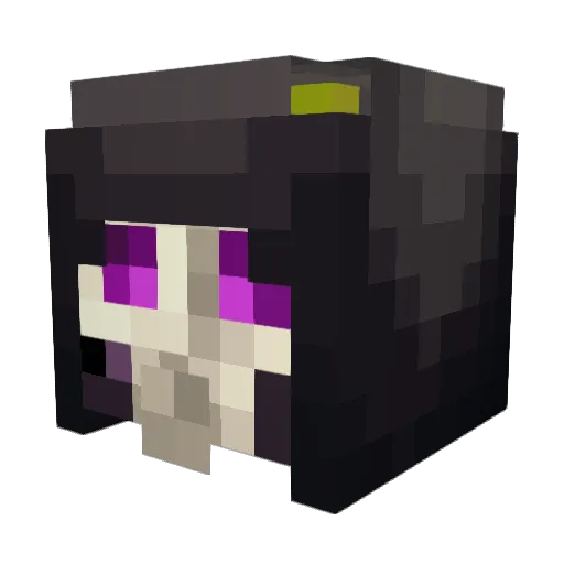 Isedon Minecraft avatar head, 3D render