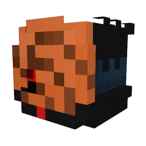 IsenRiver231 Minecraft avatar head, 3D render