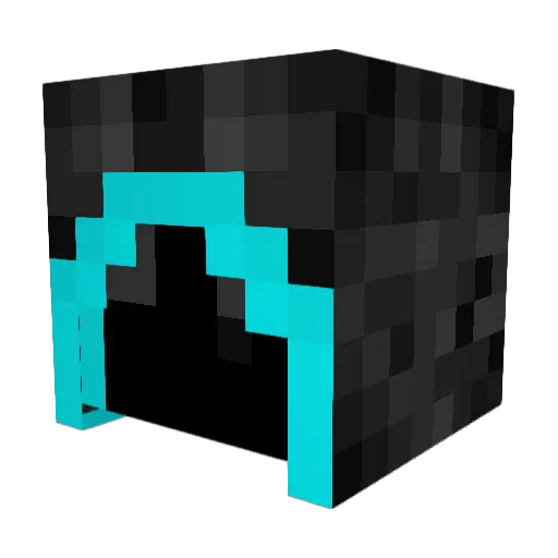 Isengard01 Minecraft avatar head, 3D render