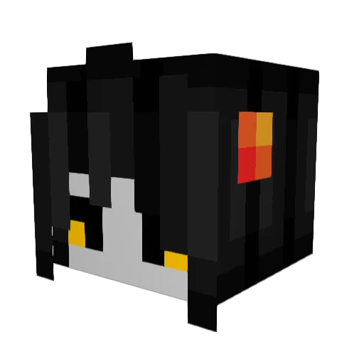 IseyLovesCats Minecraft avatar head, 3D render