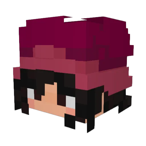 IshalThe3rd Minecraft avatar head, 3D render