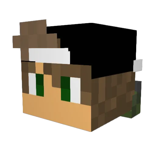 Ishdas_ProGamer Minecraft avatar head, 3D render