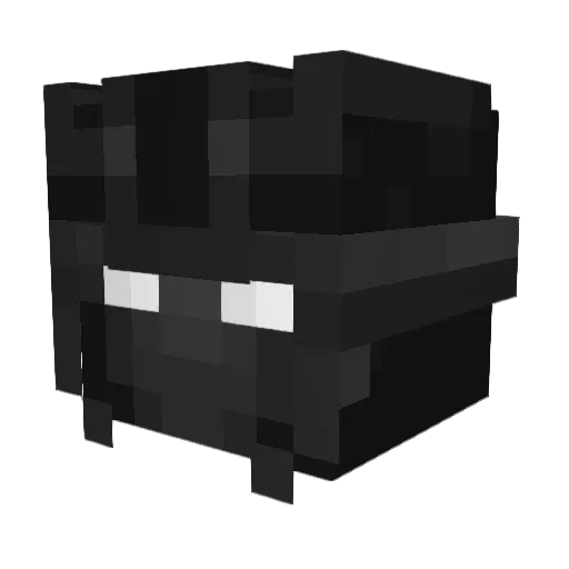 Ishikama Minecraft avatar head, 3D render
