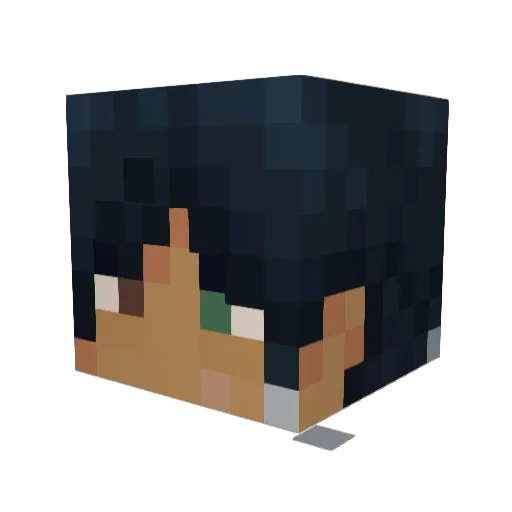Ishim_Foster Minecraft avatar head, 3D render