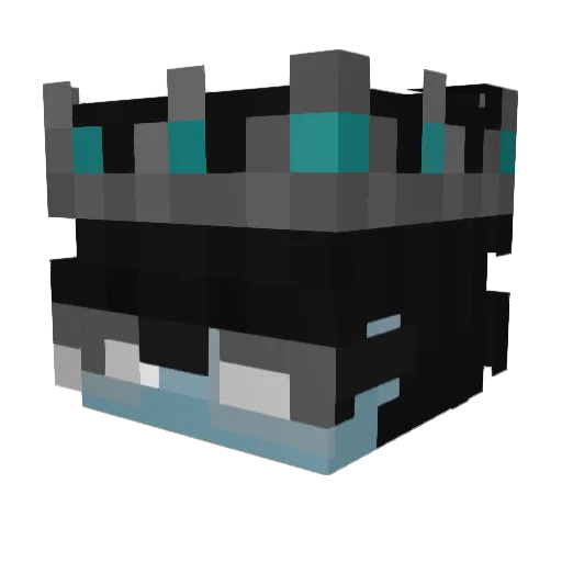 Ishinoki Minecraft avatar head, 3D render