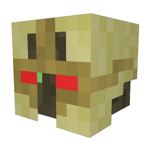 IshtarXOXO Minecraft avatar head, 3D render