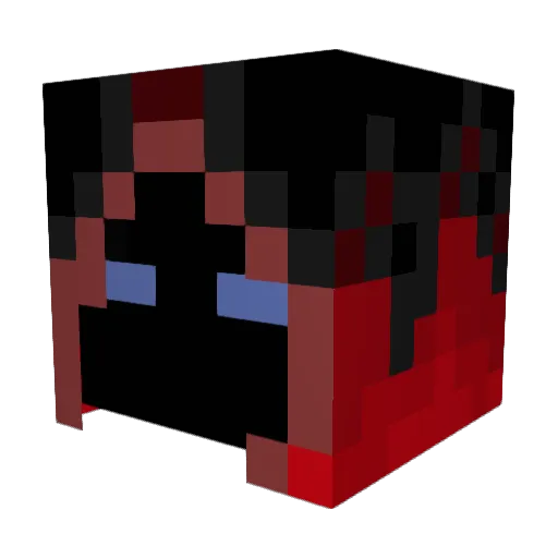IsiDude Minecraft avatar head, 3D render