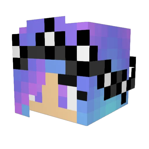 Isia3101 Minecraft avatar head, 3D render