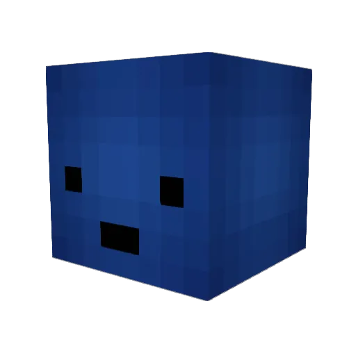 Isid4 Minecraft avatar head, 3D render