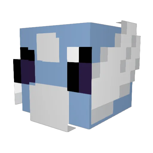 Isidxre__ Minecraft avatar head, 3D render