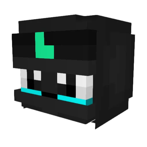 IsisRecruit Minecraft avatar head, 3D render