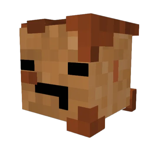 Isjoeboi Minecraft avatar head, 3D render