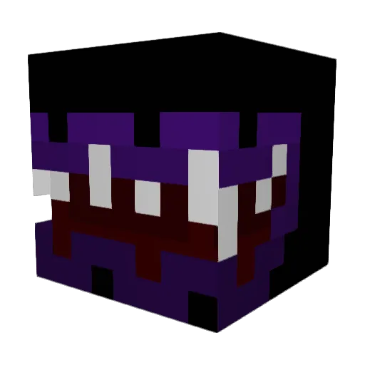 Iska Minecraft avatar head, 3D render